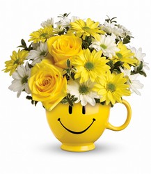 Teleflora's Be Happy Bouquet from Beecher Florists, flower delivery in Beecher